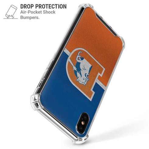 NFL Denver Broncos Vintage iPhone XS Max Clear Case